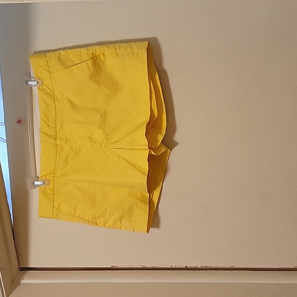 Yellow shorts